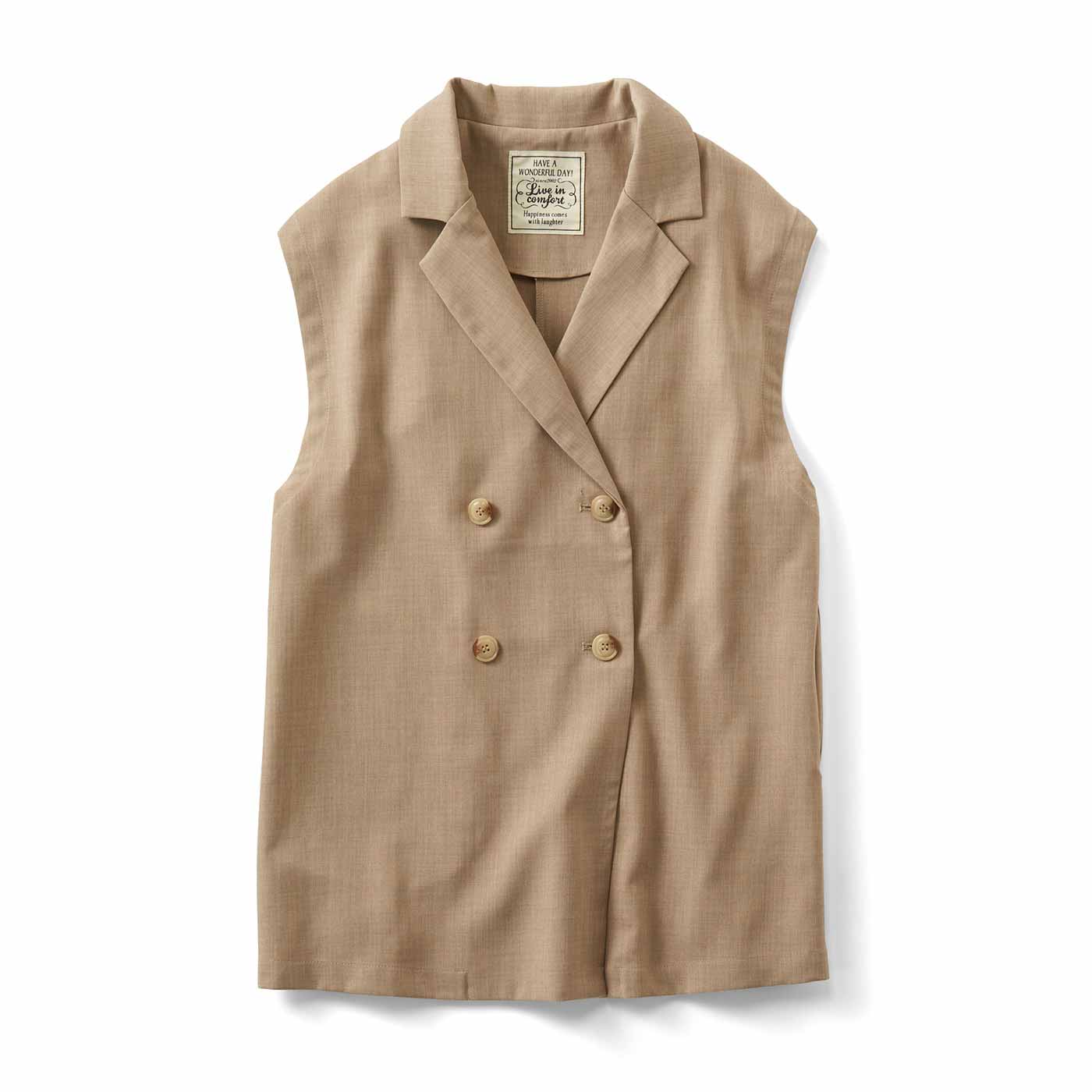 Live in  comfort|きちんと大人のダブルベスト〈ＢＥ〉リブイン