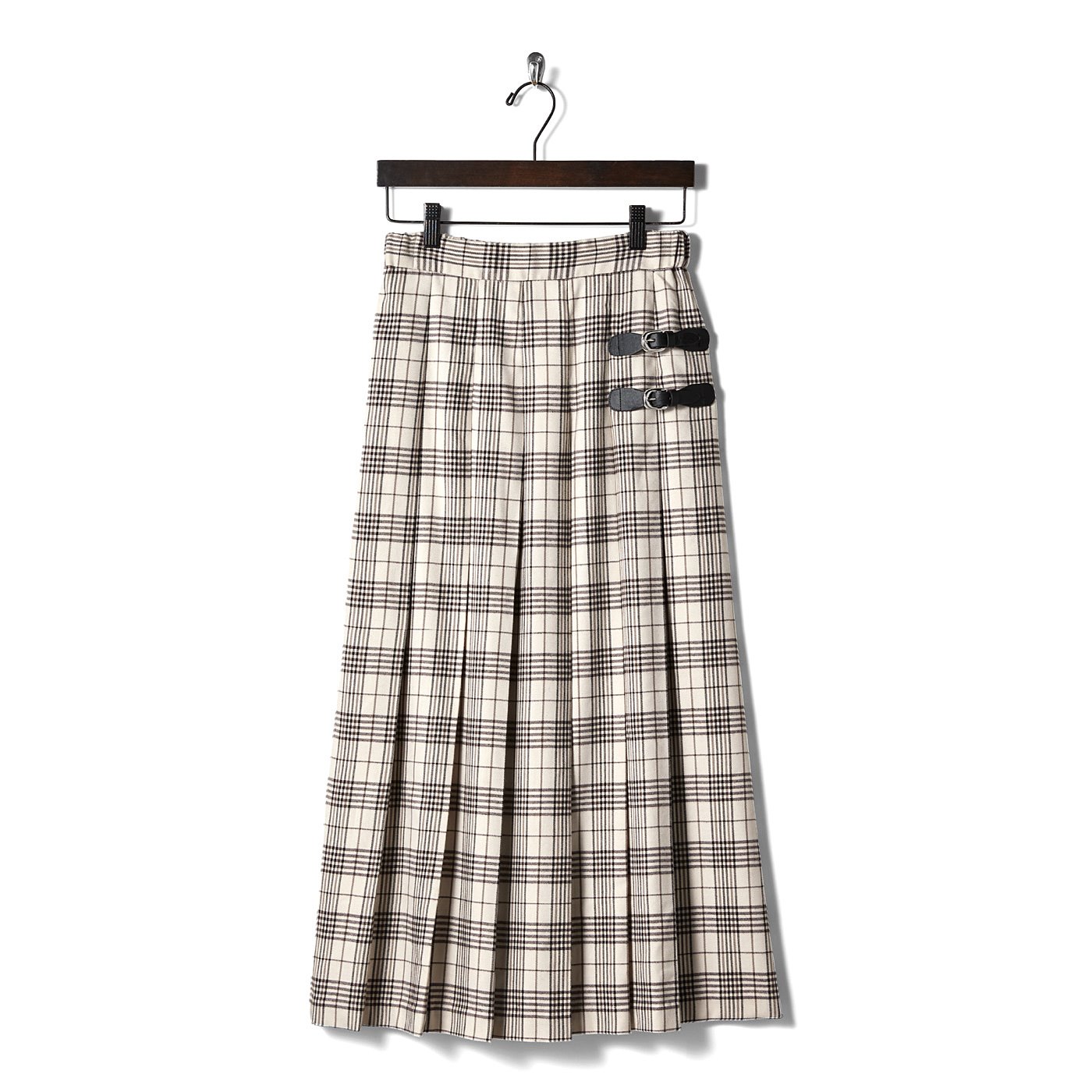 Live in  comfort|大人のチェックプリーツスカート〈ＷＨ〉リブイン